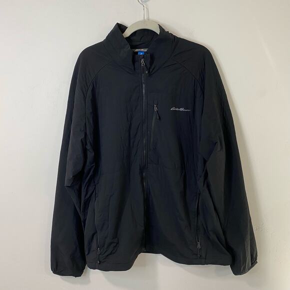 Eddie Bauer First Ascent Men's Jacket Coat Puffer Light Insulation Black 2XL - Picture 1 of 8